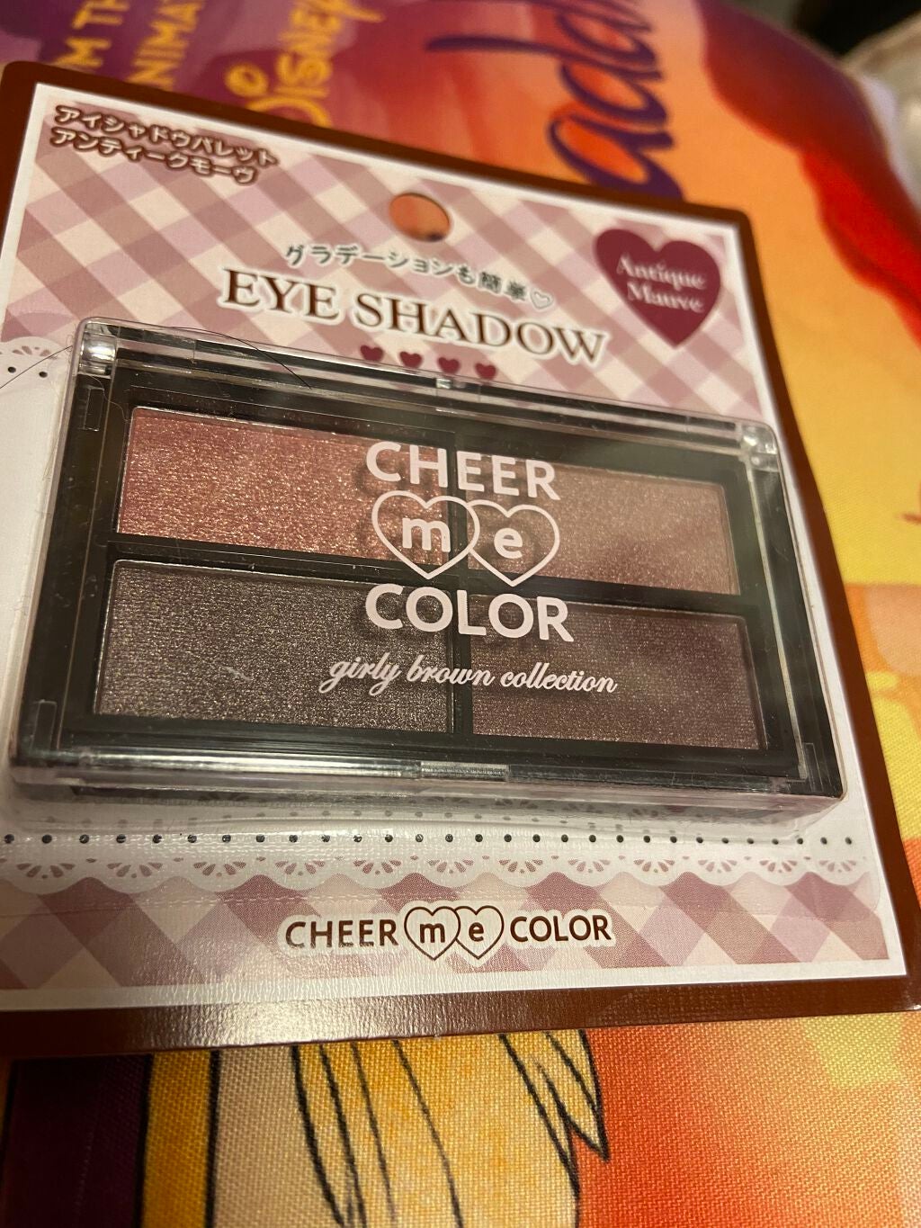 CHEER me COLOR アイシャドウ/セリア/アイシャドウパレットを使ったクチコミ(1枚目)