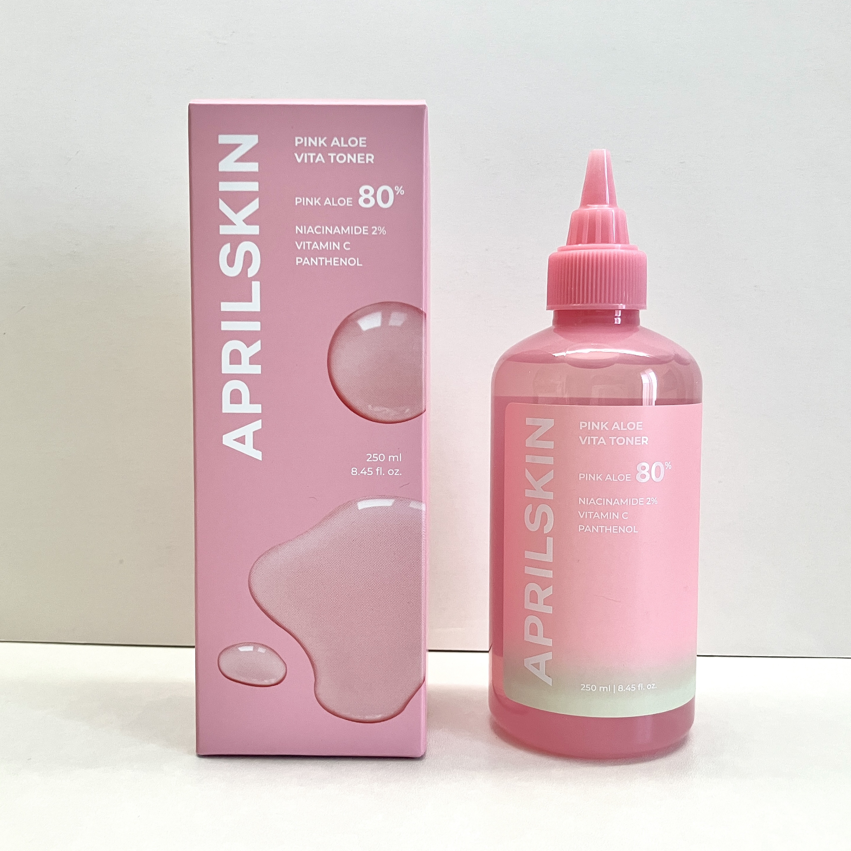 ピンクアロエビタトナー/APRILSKIN/化粧水を使ったクチコミ（1枚目）