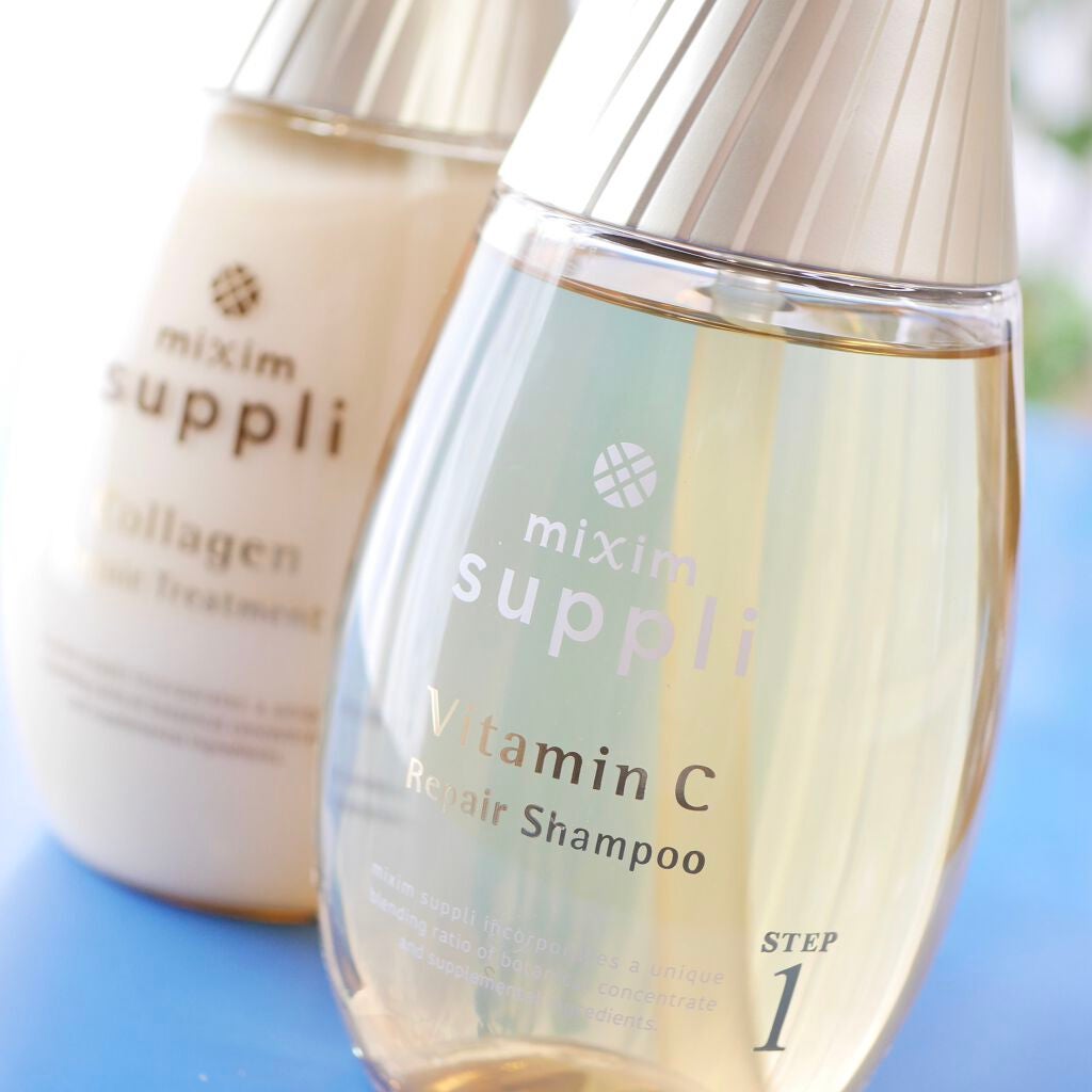 ビタミン リペアシャンプー/コラーゲン リペアヘアトリートメント/mixim suppli/市販シャンプーを使ったクチコミ(2枚目)