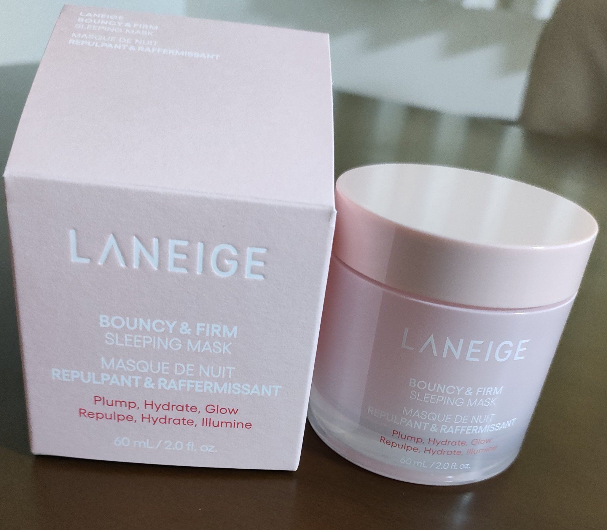 バウンシースリーピングマスク/LANEIGE/フェイスクリームを使ったクチコミ（1枚目）
