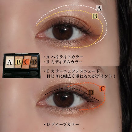 デザイニングブラウンアイズ/KATE/アイシャドウパレットを使ったクチコミ(2枚目)