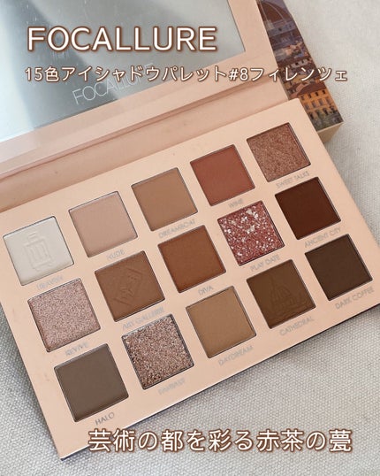 GO TRAVEL 15色アイシャドウパレット/FOCALLURE/アイシャドウパレットを使ったクチコミ(2枚目)