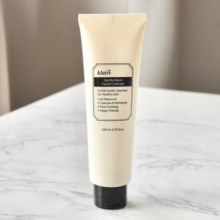 ジェントルブラックフェイシャルクレンザー(140ml)/Klairs/洗顔フォームを使ったクチコミ(9枚目)