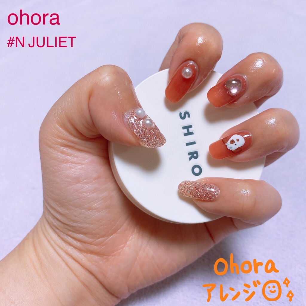 セミキュアジェルネイル(ハンド)/ohora/ネイルシールを使ったクチコミ(1枚目)
