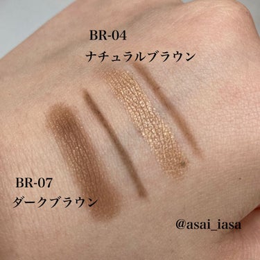 UR GLAM　3WAY EYEBROW PENCIL（3WAYアイブロウペンシル） ダークブラウン/U R GLAM/アイブロウペンシルを使ったクチコミ（2枚目）