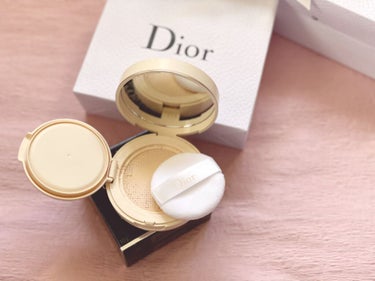 ディオールスキン フォーエヴァー クッション パウダー フェアー/Dior/ルースパウダーを使ったクチコミ（3枚目）