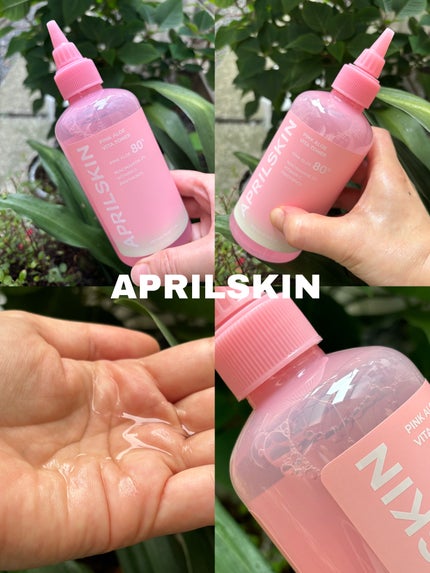 ピンクアロエビタトナー/APRILSKIN/化粧水を使ったクチコミ(4枚目)