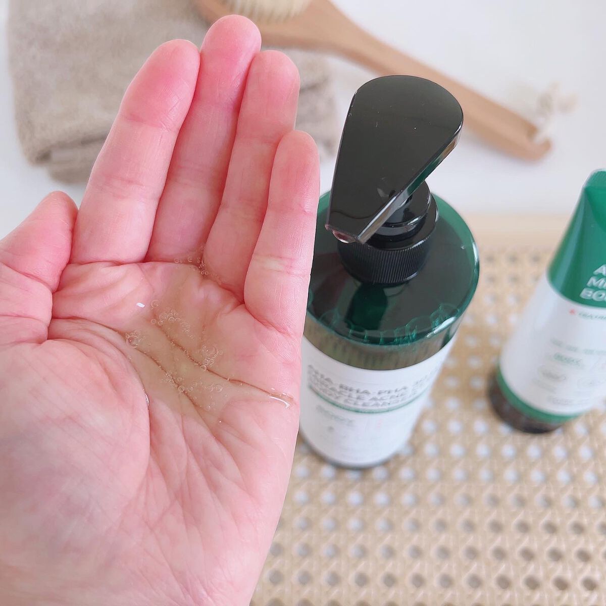 AHA.BHA.PHAミラクルカーミングボディローション /SOME BY MI/ボディローションを使ったクチコミ（2枚目）