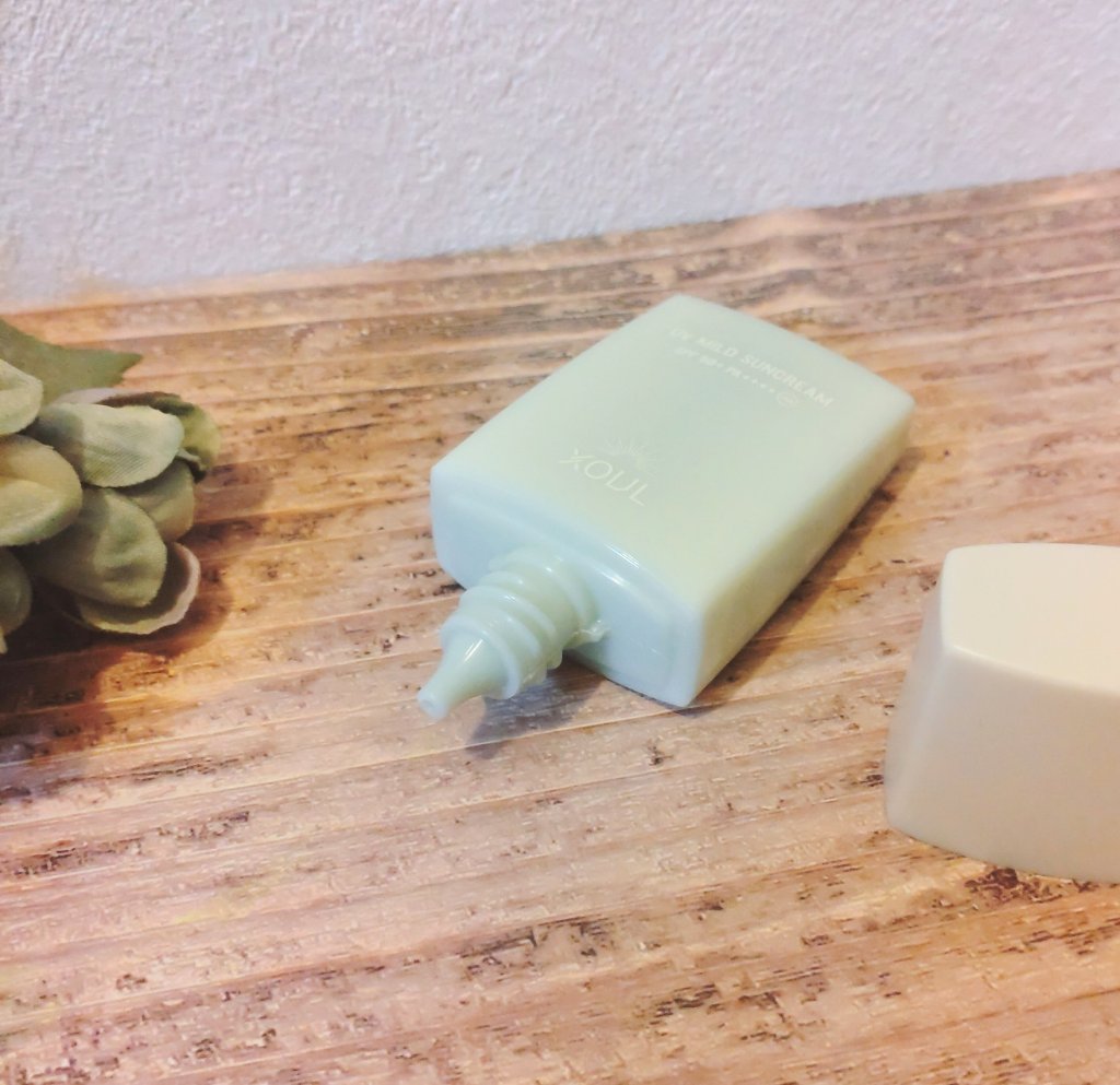 UVマイルドサンクリーム/XOUL/日焼け止めクリームを使ったクチコミ（2枚目）