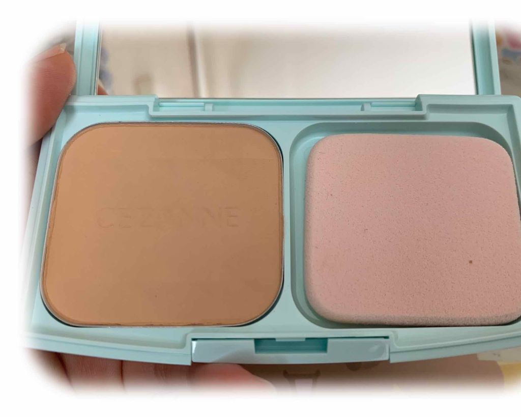 UVファンデーション EXプラス/CEZANNE/パウダーファンデーションを使ったクチコミ(2枚目)