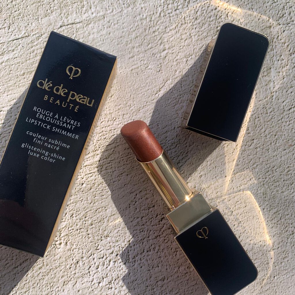  ルージュアレーブル エブルイサン 313 Go-Boldly Bronze/クレ・ド・ポー ボーテ/口紅を使ったクチコミ（2枚目）