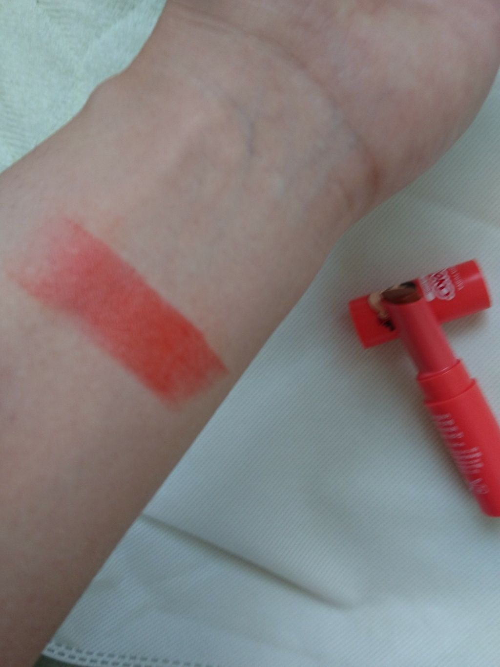 スイートペコエディション ウォータードロップ ティント バーム/HOLIKA HOLIKA/口紅を使ったクチコミ(2枚目)