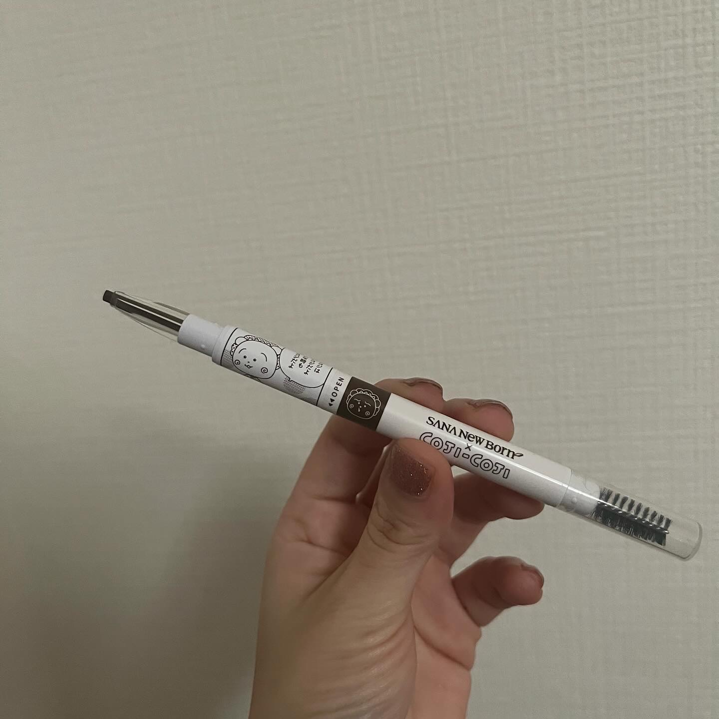 W ブロウEX N B6 ナチュラルブラウン（COJI-COJIコラボデザイン）/サナ ニューボーン/パウダーアイブロウを使ったクチコミ（2枚目）