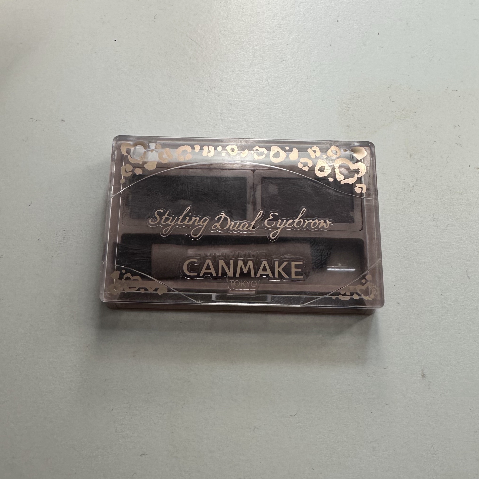 スタイリングデュアルアイブロウ 04 クラウディモーヴ/キャンメイク/アイブロウを使ったクチコミ（1枚目）