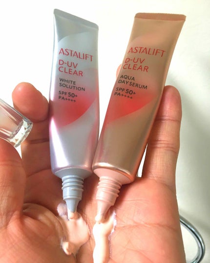 D-UVクリア ホワイトソリューション/アスタリフト/日焼け止めクリームを使ったクチコミ(1枚目)