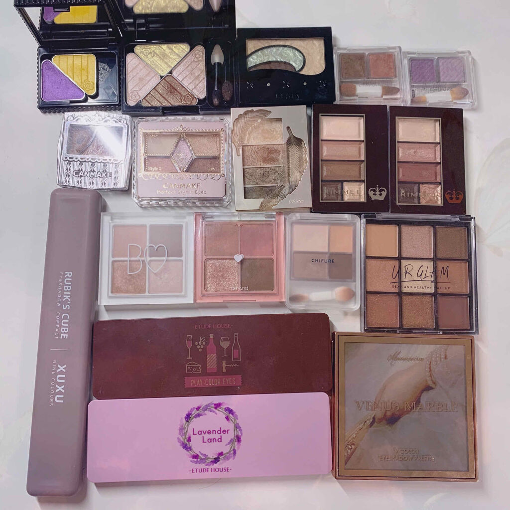 ジューシーピュアアイズ/キャンメイク/アイシャドウパレットを使ったクチコミ（1枚目）