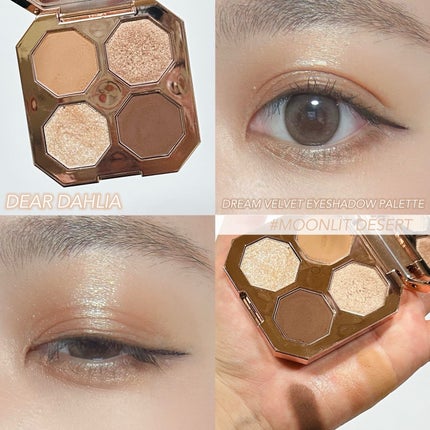 ドリームベルベットアイシャドウパレット/DEAR DAHLIA/アイシャドウパレットを使ったクチコミ(1枚目)