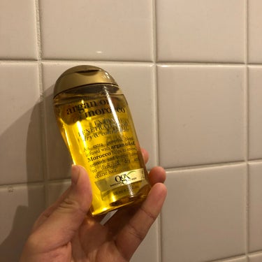 エクストラストレングスモロッコアルガンオイル浸透性ヘアオイル/OGX beauty/ヘアオイルを使ったクチコミ（1枚目）