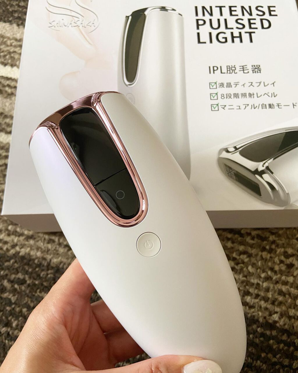 shinasaka 脱毛器 光美容器/shinasaka/家庭用脱毛器を使ったクチコミ（1枚目）