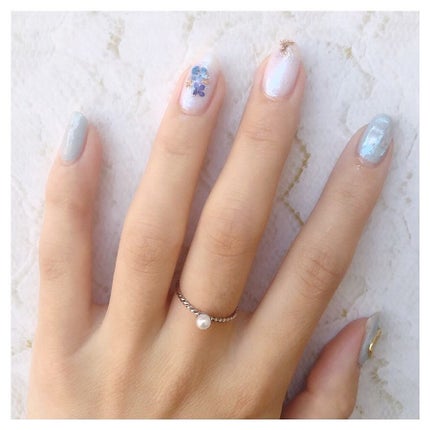 𝘼𝙮𝙪 ❦ 𝑆𝑒𝑙𝑓 𝑁𝑎𝑖𝑙 on LIPS 「❥こんばんは😌写ネイルシールを使って普段あまりしないブ..」(6枚目)