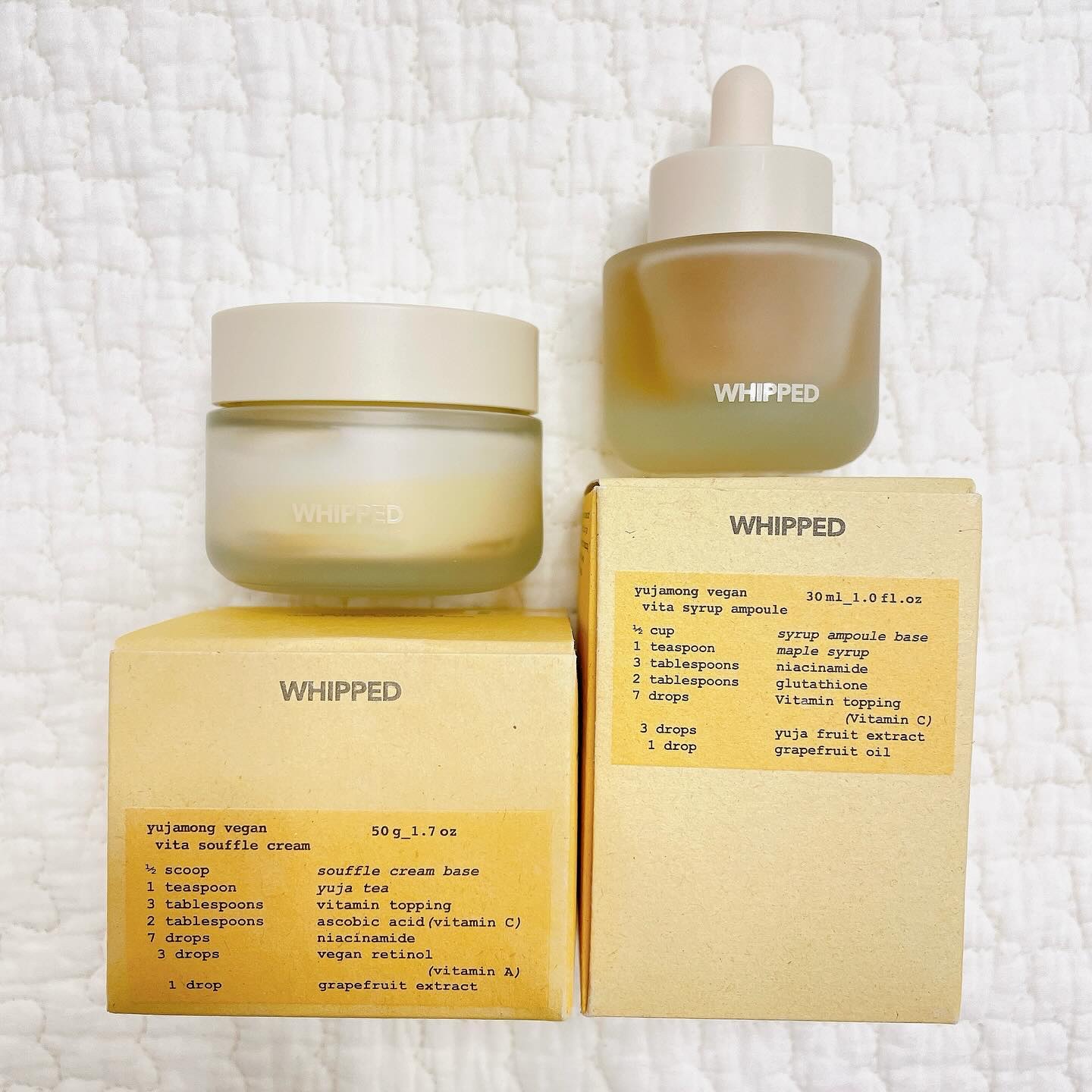 ホイップドユジャモンヴィーガンビタスフレクリーム/WHIPPED/フェイスクリームを使ったクチコミ（1枚目）