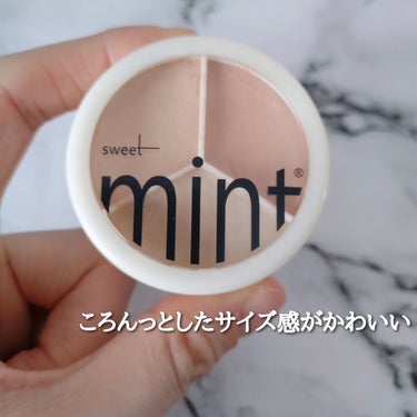 sweet mint 3色コンシーラーパレットのクチコミ「＼話題のTfit激似のコンシーラーパレット！／

SWEET MINT 3色コンシーラーパレッ.....」（2枚目）