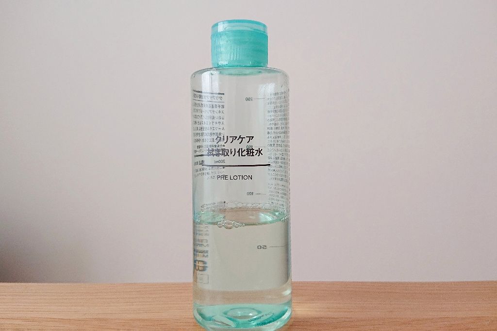 クリアケア拭き取り化粧水/無印良品/拭き取り化粧水を使ったクチコミ（1枚目）