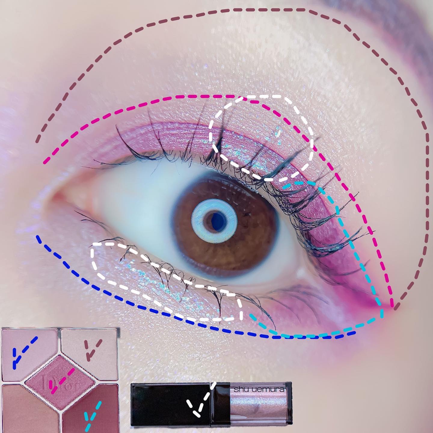 【旧】サンク クルール クチュール/Dior/アイシャドウパレットを使ったクチコミ（2枚目）