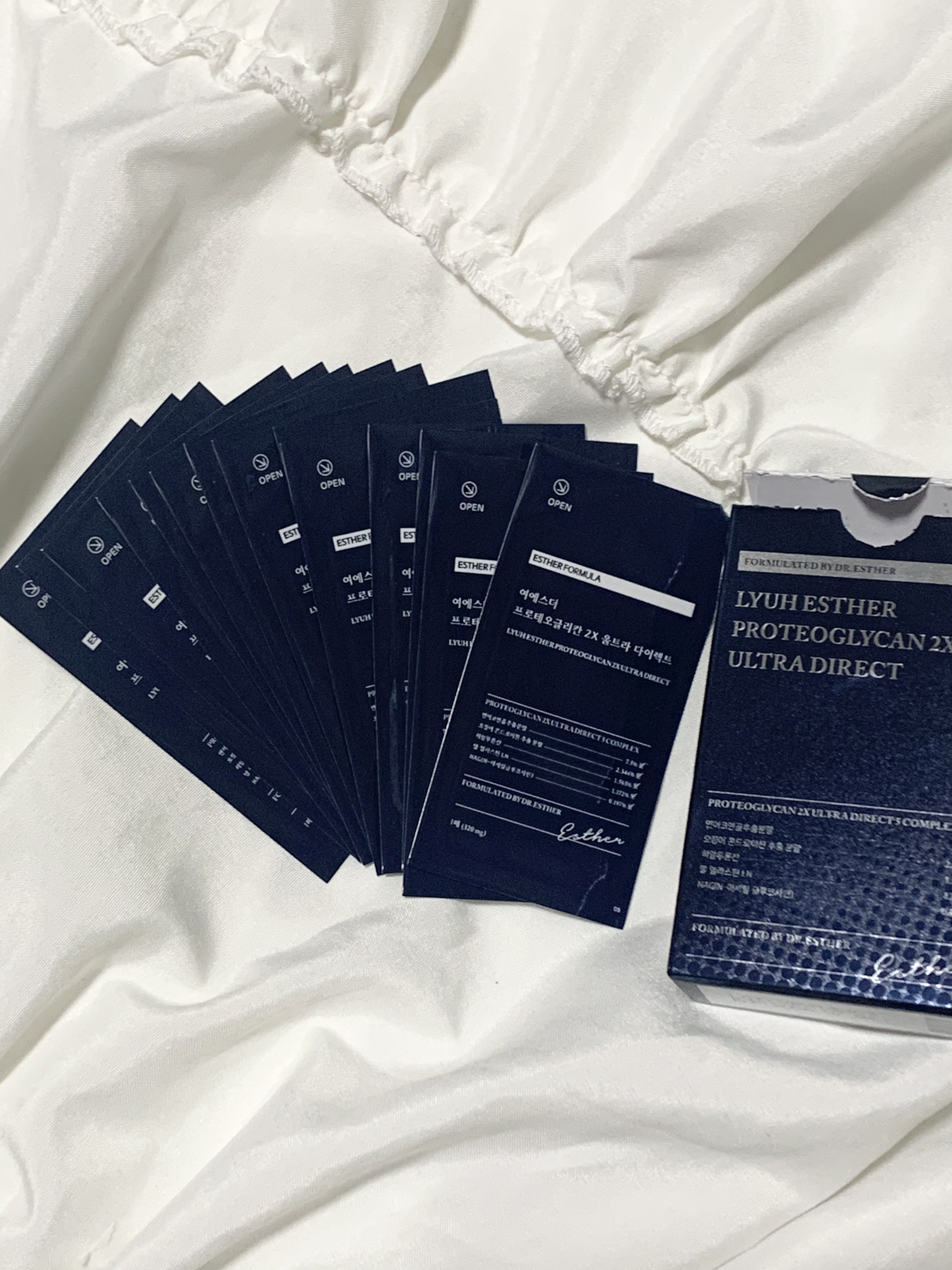 ヨエスタープロテオグリカン2x　ウルトラダイレクト/ESTHER FORMULA/健康サプリメントを使ったクチコミ（2枚目）