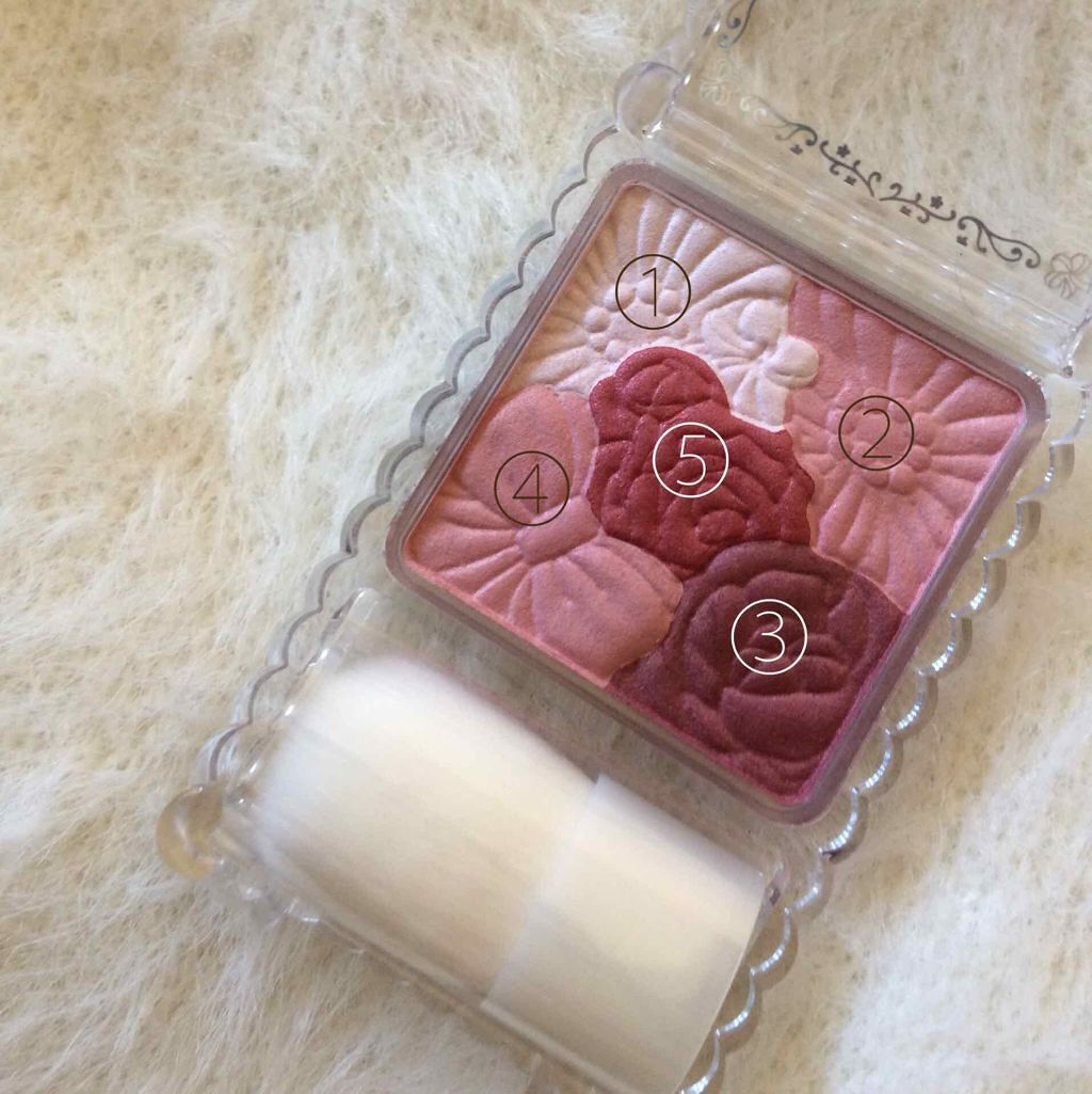 グロウフルールチークス/キャンメイク/パウダーチークを使ったクチコミ（2枚目）