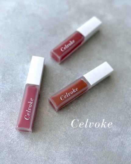 Celvoke エンスロール マット リップスのクチコミ「\2021 Celvoke AWコレクション①/
新作マットリップのレビュー💄
こんばんは、.....」(2枚目)
