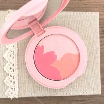 flower pop blusher/Mamonde/パウダーチークを使ったクチコミ(2枚目)