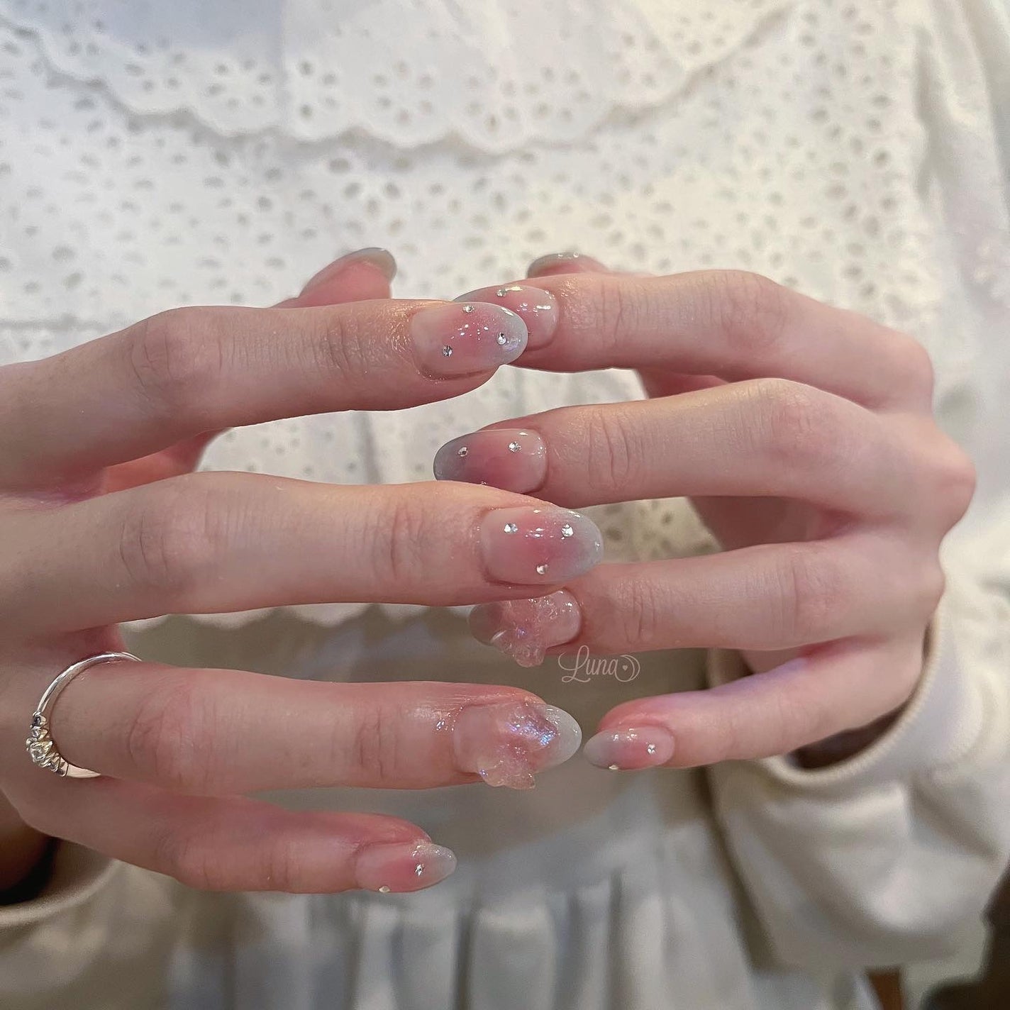 Iuna. Mizuki on LIPS 「.スペシャルプラン🎀#nail#nailstagram#gel..」(1枚目)