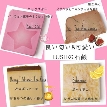 ラッシュ ボヘミアンのクチコミ「LUSHの石鹸を色々使ったことがあるのですがおすすめ4つをご紹介します🧸💖

みつばちマーチ🍯.....」（1枚目）