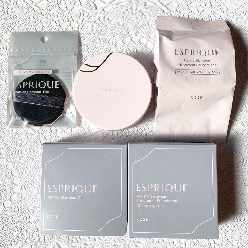 アクアリースキンウェア/ESPRIQUE/クッションファンデーションを使ったクチコミ(2枚目)