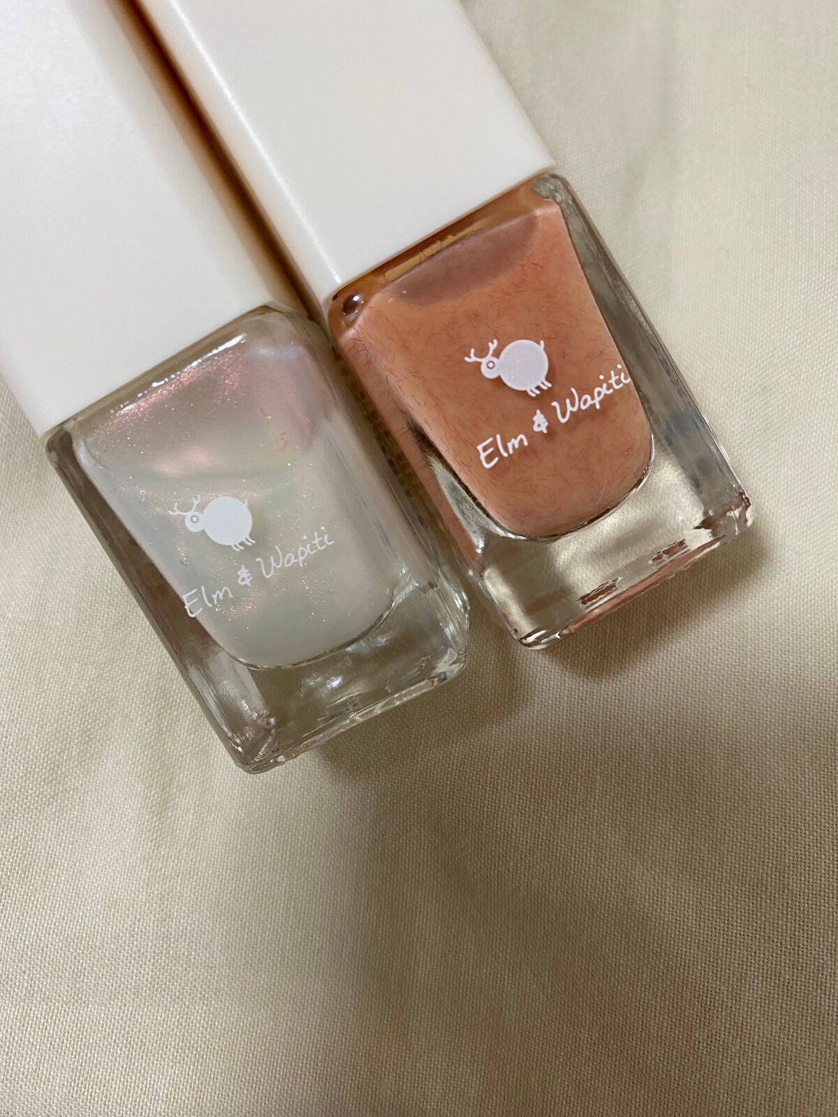 フラッフィーネイル/elm&wapiti/マニキュアを使ったクチコミ(4枚目)