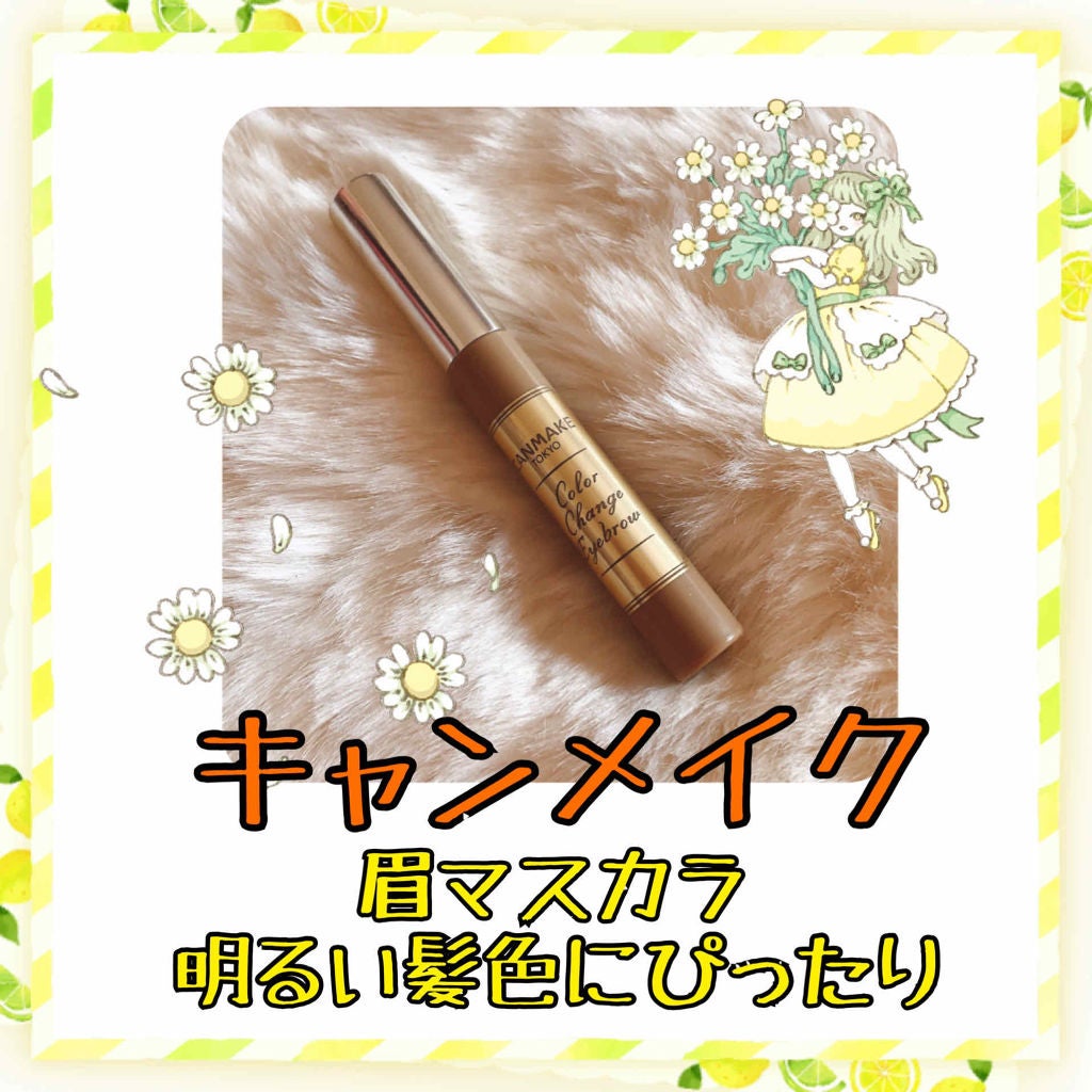 カラーチェンジアイブロウ/キャンメイク/眉マスカラを使ったクチコミ(1枚目)