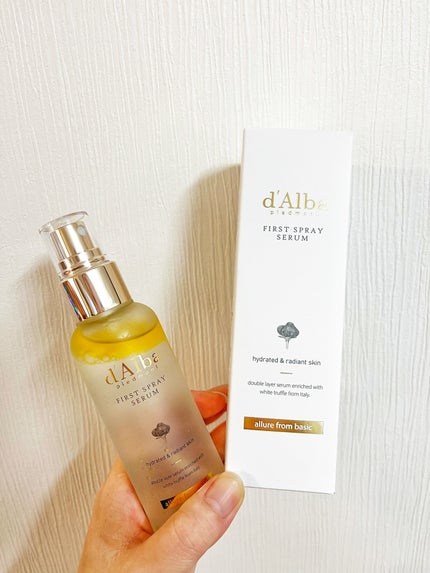 ダルバ ホワイトトリュフファーストスプレーセラム/ダルバ/ミスト状化粧水を使ったクチコミ(1枚目)