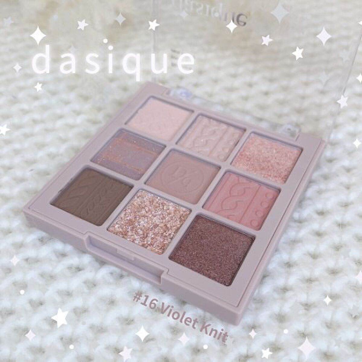 Tomoko/見えない世界から届ける“儚げ透明感メイク“ on LIPS 「デイジークのアイシャドーパレットの新色16番(バイオレットニッ..」(1枚目)