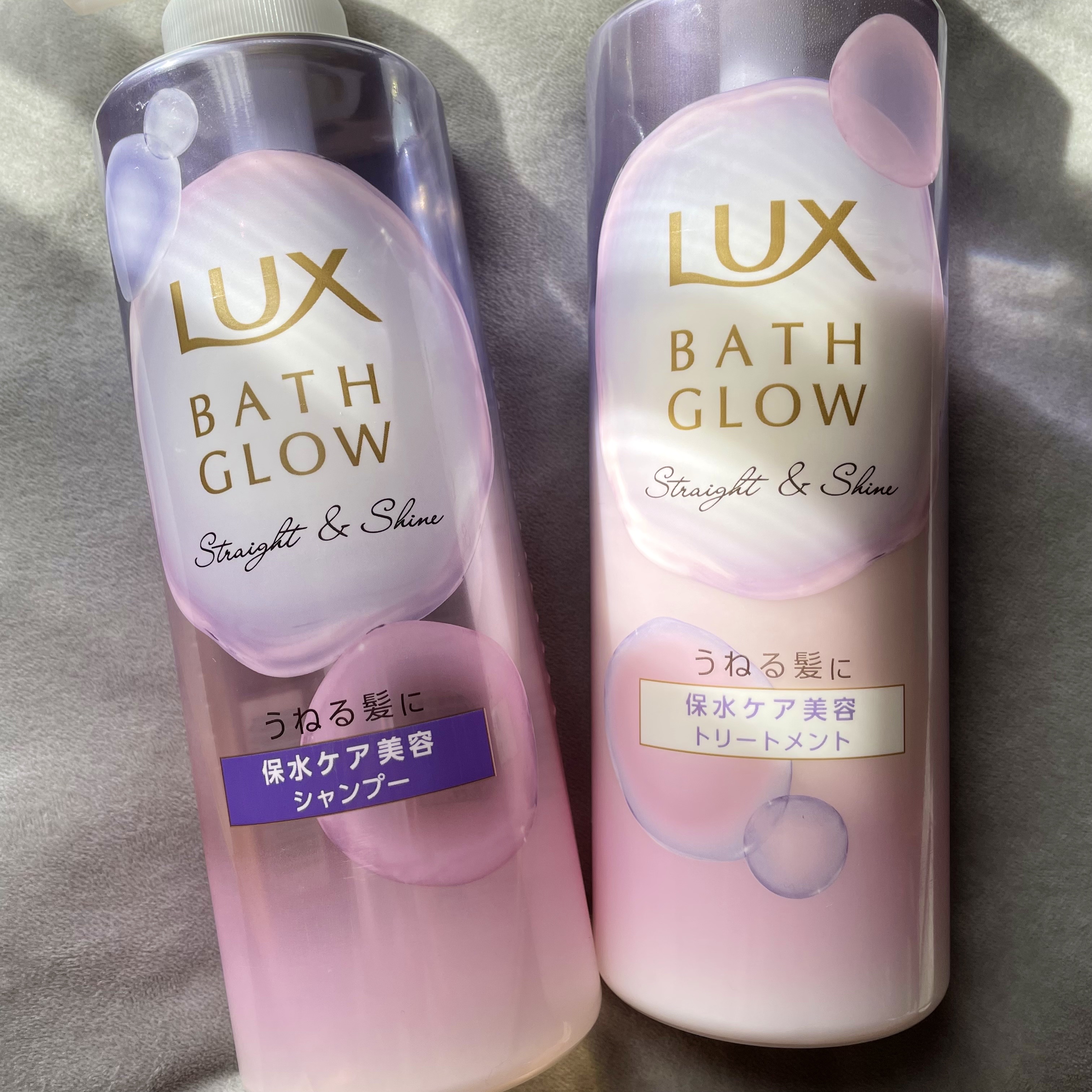 ラックス　バスグロウ　ストレート＆シャイン　シャンプー／トリートメント/LUX/市販シャンプーを使ったクチコミ（1枚目）