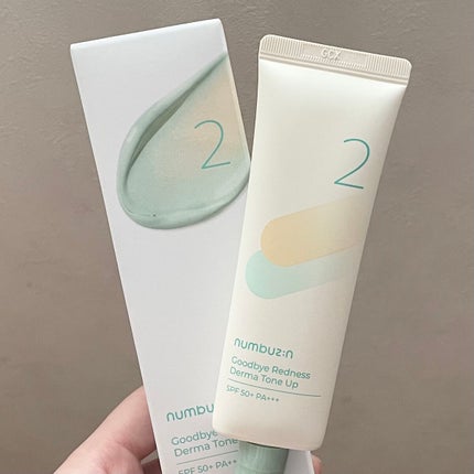 2番 赤みカバーグリーントーンアップクリーム/numbuzin/化粧下地を使ったクチコミ(2枚目)