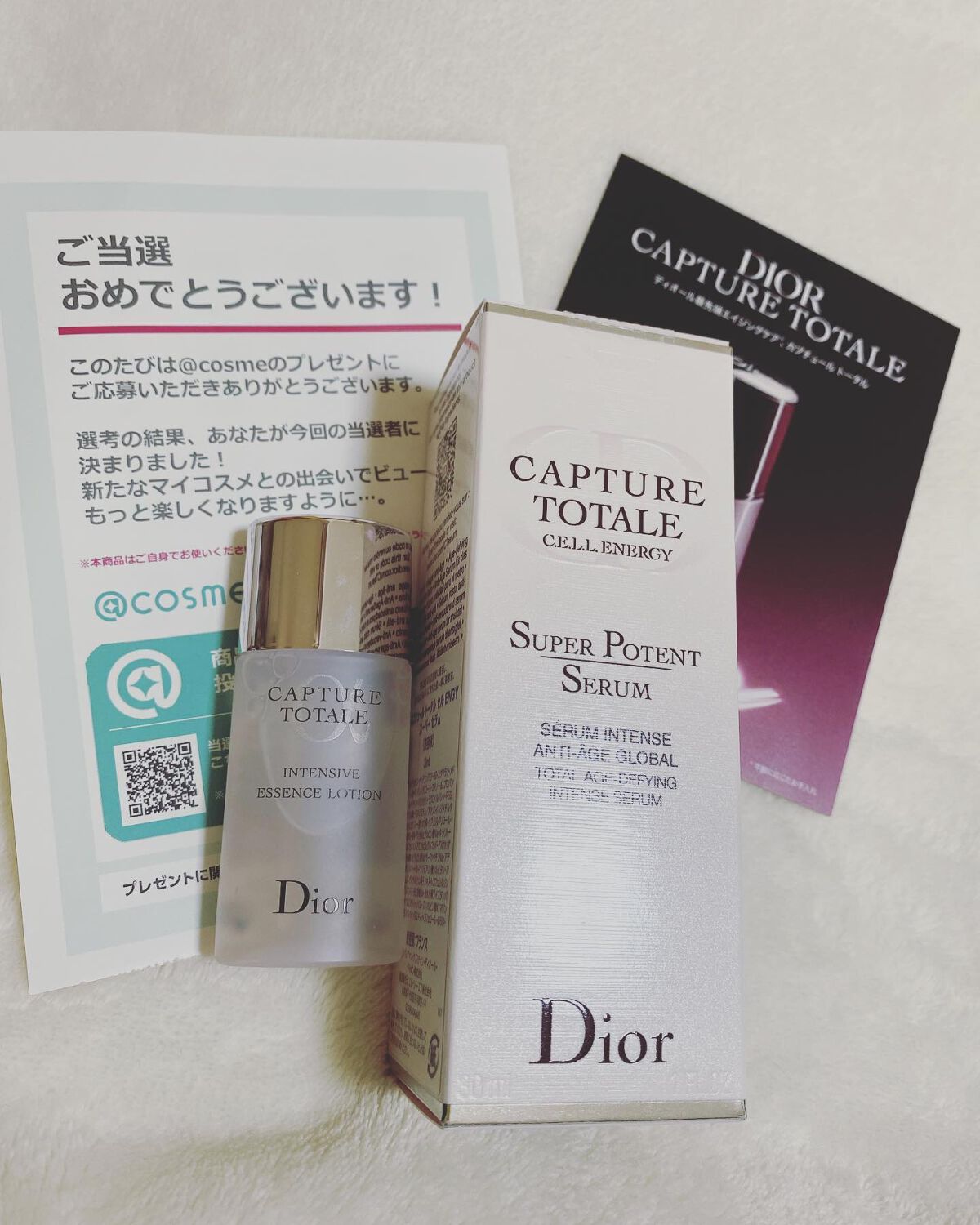 【旧】カプチュール トータル セル ENGY スーパー セラム/Dior/美容液を使ったクチコミ(1枚目)