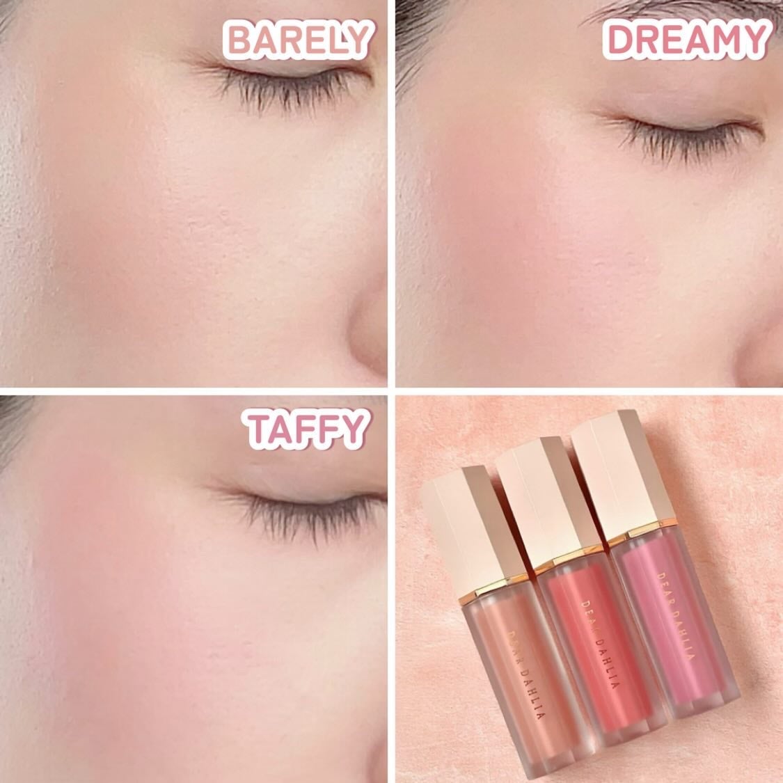 ペタルドロップリキッドブラッシャー/DEAR DAHLIA/リキッドチークを使ったクチコミ(5枚目)