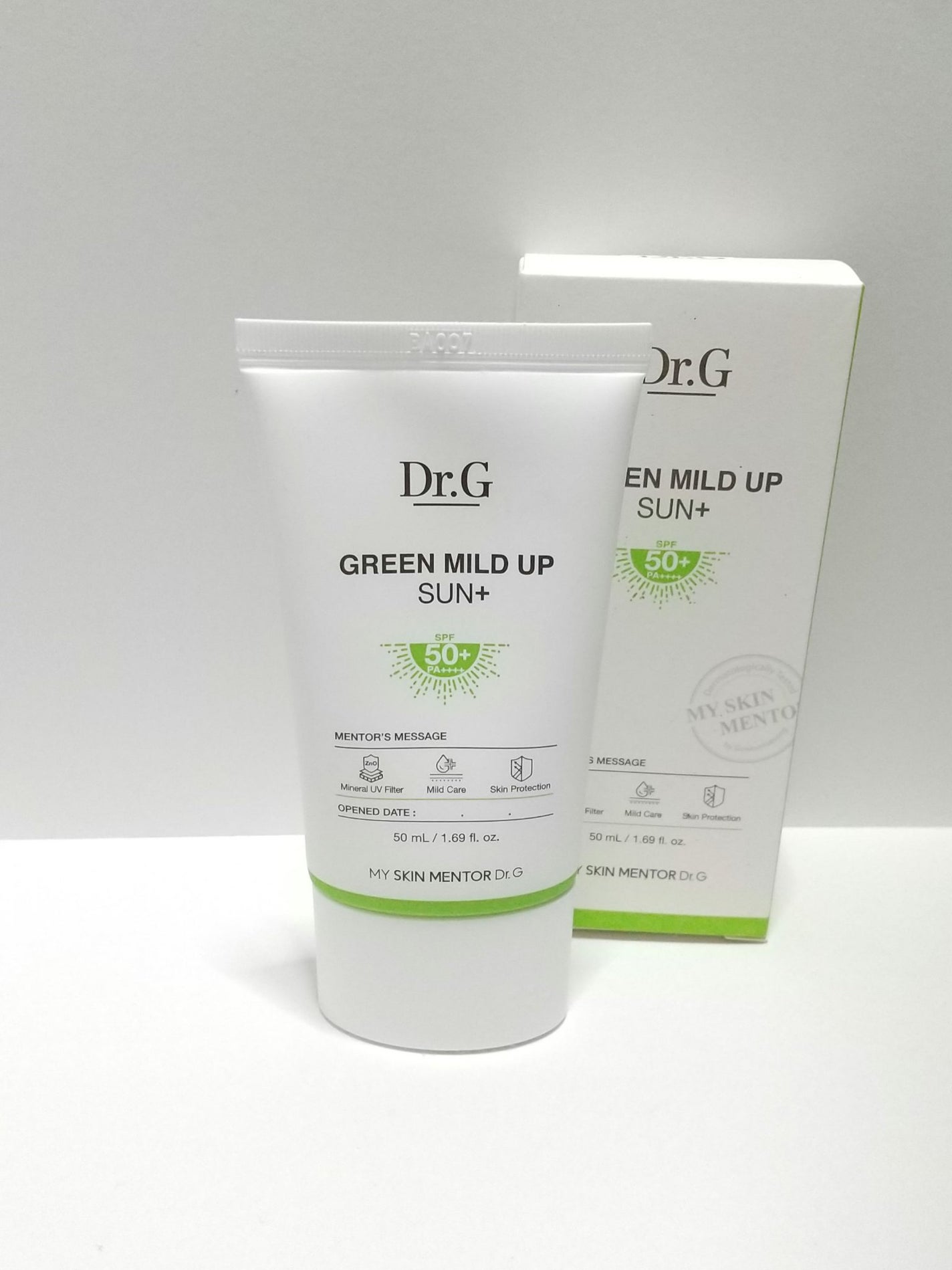 グリーンマイルドアップサンプラス/Dr.G/日焼け止めクリームを使ったクチコミ(1枚目)