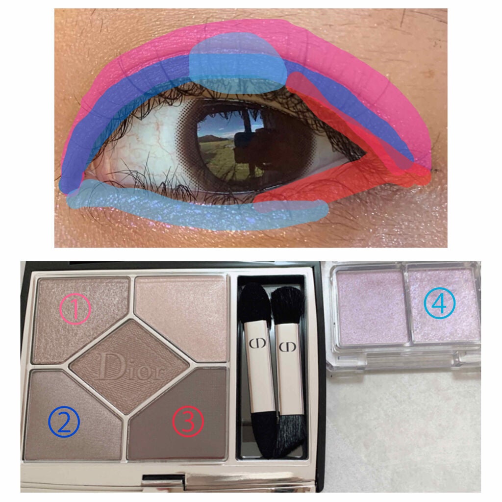 ジュエリーシャドウベール/キャンメイク/アイシャドウパレットを使ったクチコミ(4枚目)