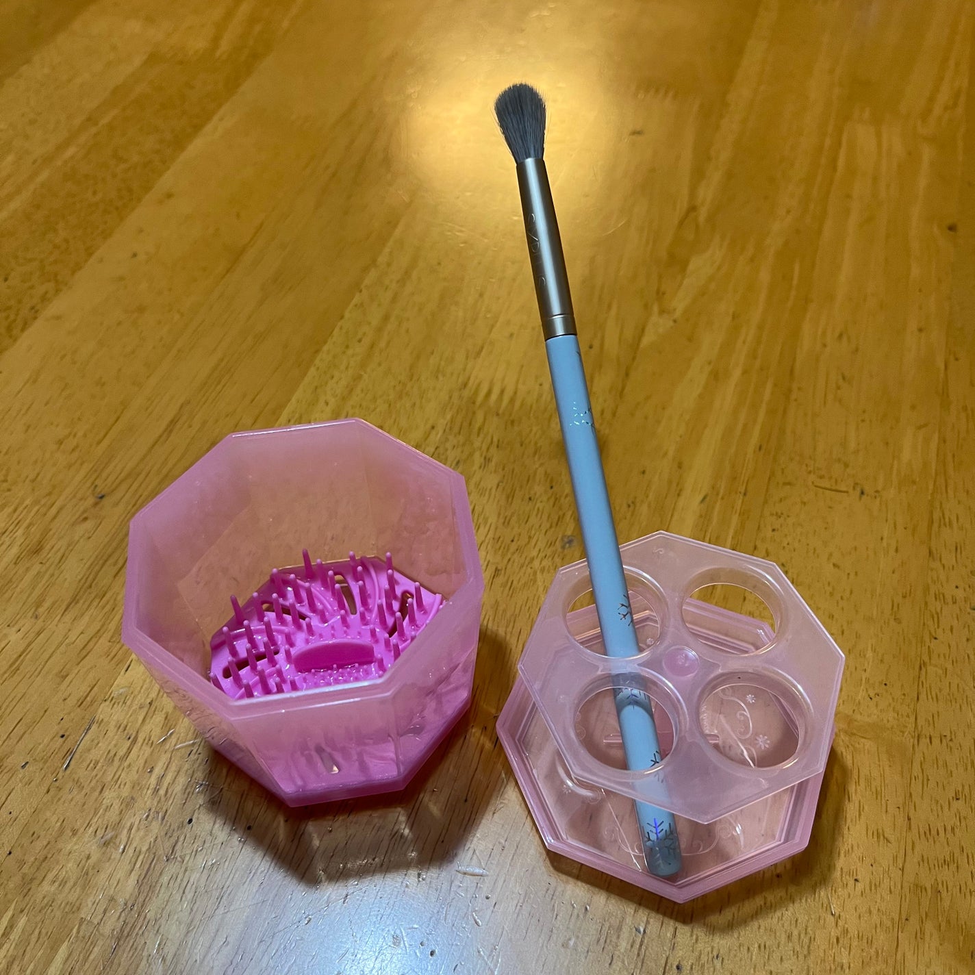 メイクブラシ専用クリーナー/DAISO/その他化粧小物を使ったクチコミ(4枚目)