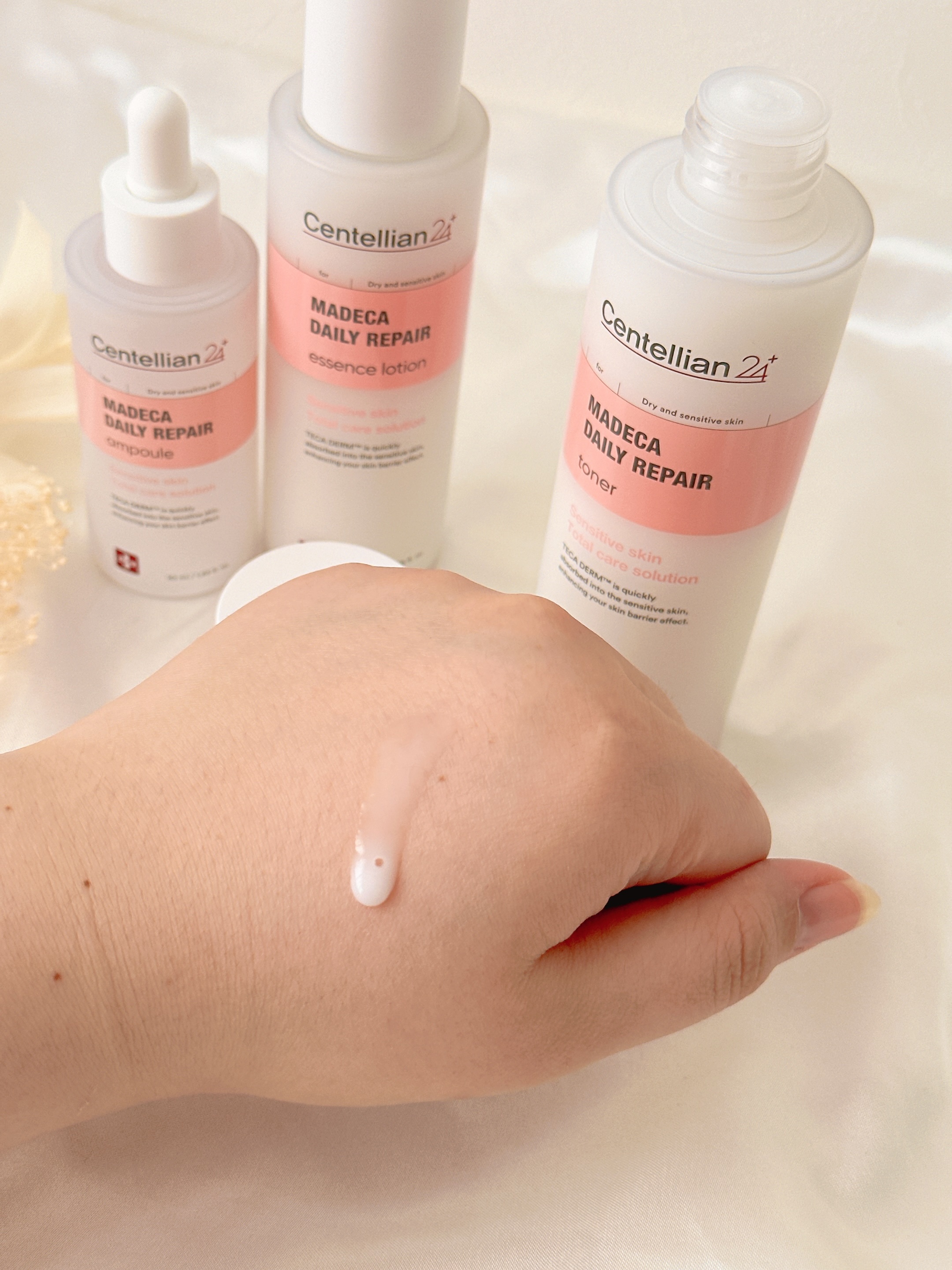 マデカデイリーリペアアンプル/センテリアン24/美容液を使ったクチコミ（2枚目）