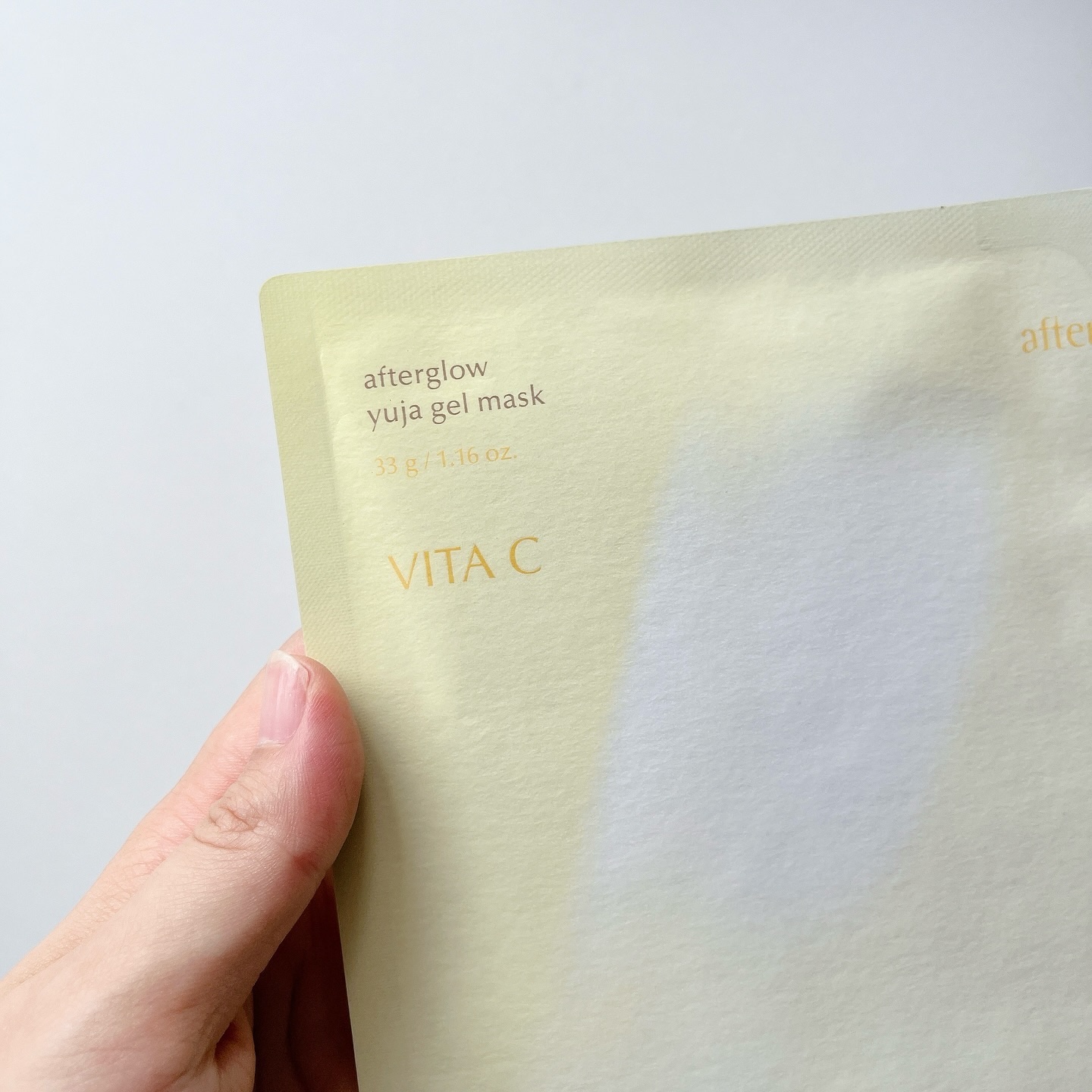 ラビューム アフターグロウ ゆずゲルマスク/Luvum/シートマスク・パックを使ったクチコミ（2枚目）