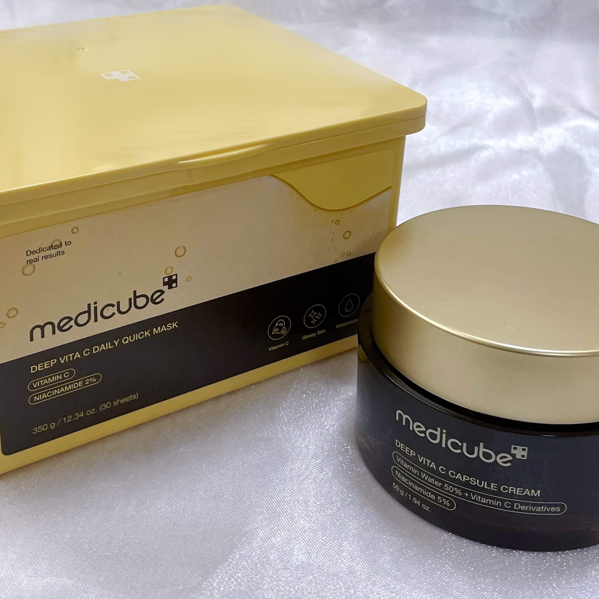 ディープ ビタC デイリー クイック マスク/MEDICUBE/シートマスク・パックを使ったクチコミ（1枚目）