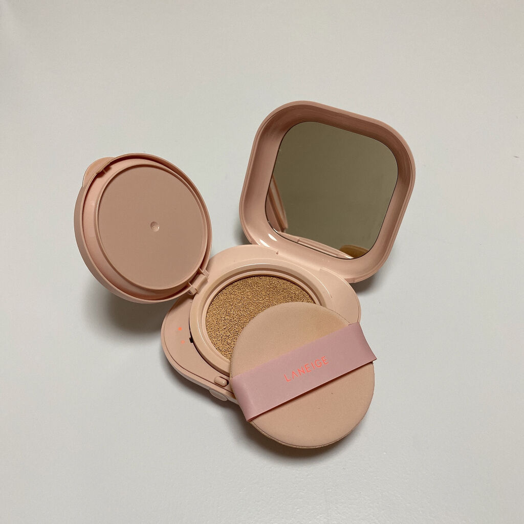 ネオクッション グロウ/LANEIGE/クッションファンデーションを使ったクチコミ（2枚目）